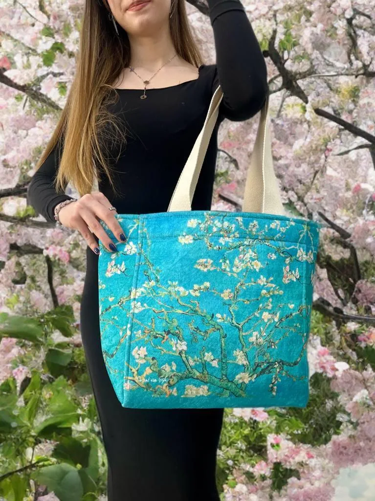 Van Gogh Badem Çiçeği Model Kadın Çanta
