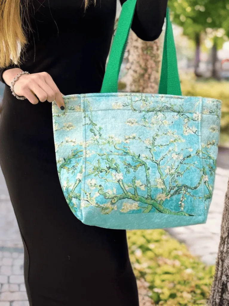 Van Gogh Badem Çiçeği Model Kadın Çanta
