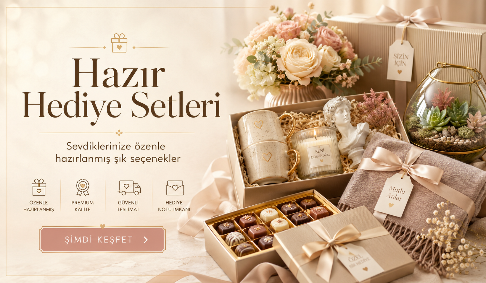 Eksiksiz hediye setleri