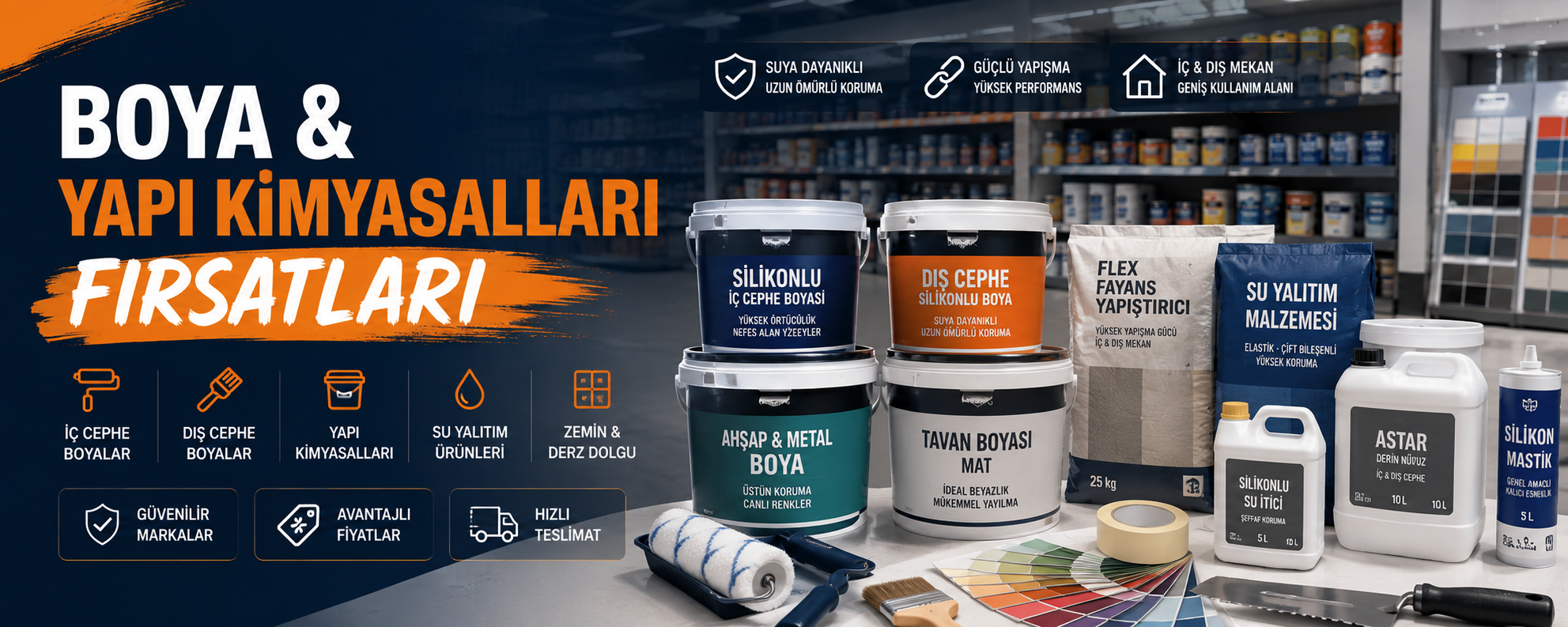 Boya & Yapı Kimyasalları Fırsatları