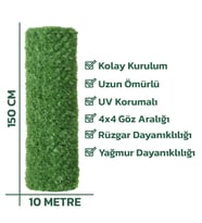 Bahçe Çim & Çit Panel Seti