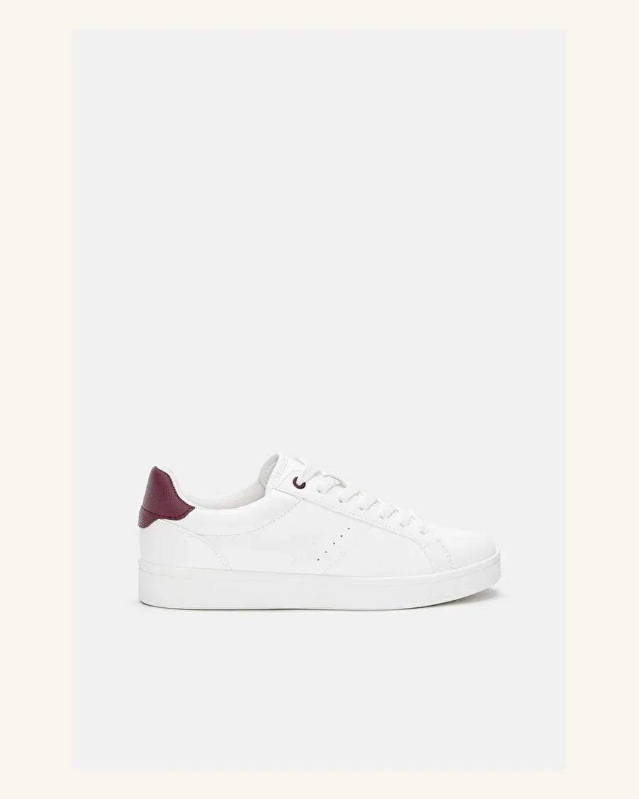 Mina Beyaz Minimal Sneaker