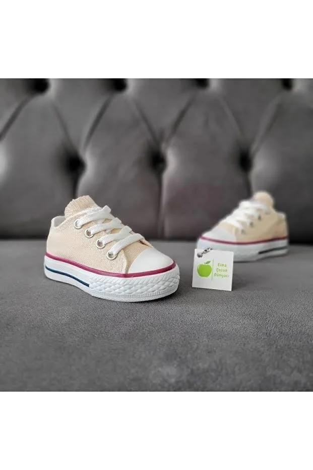 Krem Çocuk Günlük Sneaker